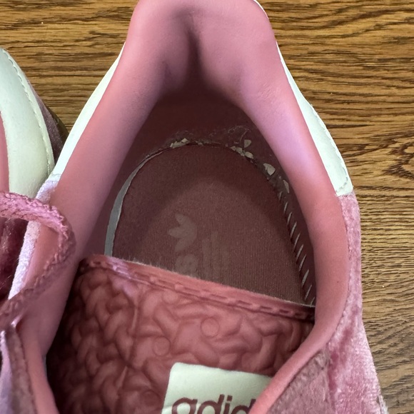 Adidas GAZELLE pink suede tennis shoes - Picture 5 of 6